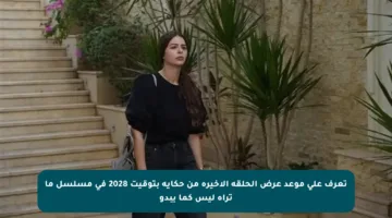 تعرف على موعد عرض الحلقة الأخيرة من حكاية بتوقيت 2028 في مسلسل ما تراه ليس كما يبدو